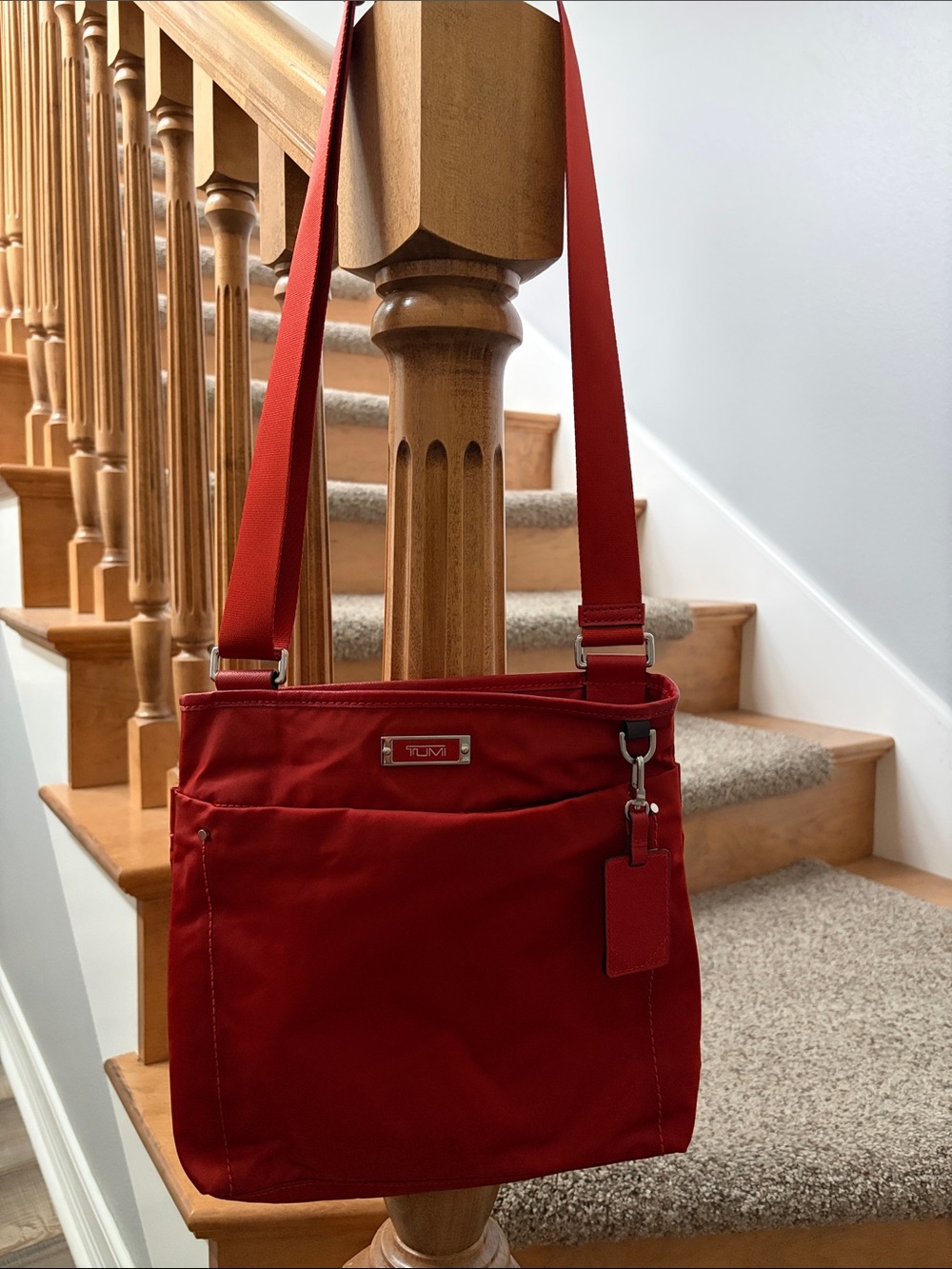 Tumi Burnt Orange Crossbody Bag
